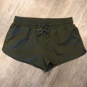 Green Lululemon Shorts